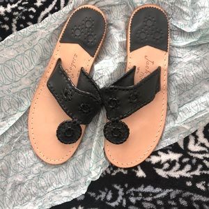 Jack Rogers. 7.5 black original sandals.